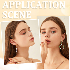 36 шт. латунный винт на зажимах для сережек&nbsp;KK-SP0001-18G