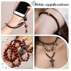 540 шт. 12-х цветные натуральные необработанные деревянные бусины&nbsp;WOOD-WR0001-16