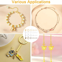 Железные открытые соединительные кольца&nbsp;DIY-YW0017-54