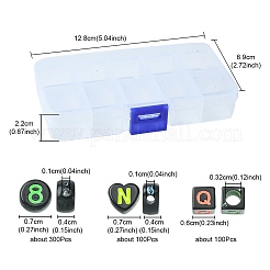 500шт 5 стиля непрозрачные акриловые бусины&nbsp;MACR-YW0002-44