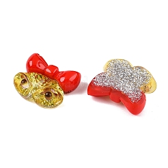 Рождественская тема прозрачная эпоксидная смола декодирует кабошоны&nbsp;CRES-T025-01A