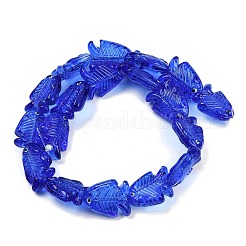 Прозрачные стеклянные эмалевые бусины&nbsp;LAMP-U004-06N