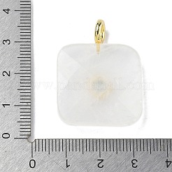 Ограненные подвески из натуральных кристаллов кварца&nbsp;G-C274-03-G09