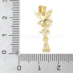 Латунные микро проложить кубического циркония подвески&nbsp;KK-K298-50G