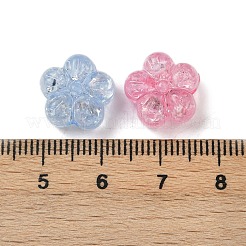 Прозрачных бусин акриловые треск&nbsp;X-OACR-B031-21