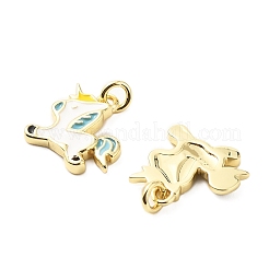 Латунь эмаль подвески&nbsp;KK-L237-028G-02