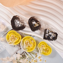 Сердце diy силиконовые Молды для зыбучих песков&nbsp;LS-DIY-G079-07A