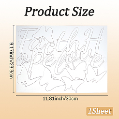 Акриловые настенные наклейки&nbsp;DIY-WH20013-60A