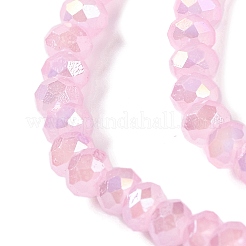 Запекание гальванических нитей стеклянных бусин&nbsp;LS-DGLA-A039-J4mm-B16