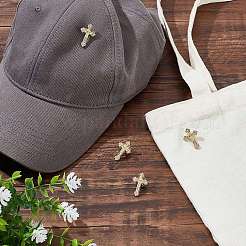 4шт. брошь из сплава со стразами&nbsp;JEWB-FG0001-26