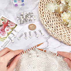 2 комплект подвесок из акрила с покрытием&nbsp;HJEW-PH0001-59