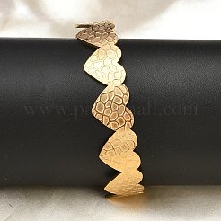 Браслеты-манжеты из нержавеющей стали 304 для женщин&nbsp;BJEW-B120-02G-02