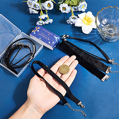 6 шт. 6 стиля ожерелья-чокеры из бархата и искусственной кожи&nbsp;NJEW-SC0001-71