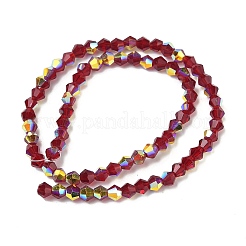 Гальванизируйте прозрачное стекло бисер нитей&nbsp;EGLA-K015-18D