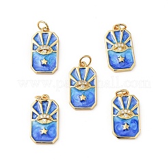 Стойки обшивки латунь микро проложить Циркон подвеску&nbsp;KK-H431-35G