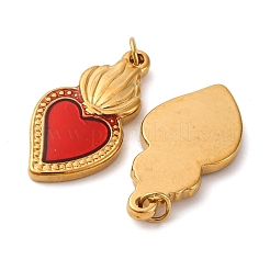 Подвески из нержавеющей стали 304 с эмалью&nbsp;STAS-U061-30G