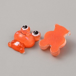 Кабошоны из полупрозрачной смолы&nbsp;LS-RESI-WH0035-38A