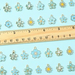 40шт 10 стиля подвески из сплава с эмалью&nbsp;ENAM-FS0002-32