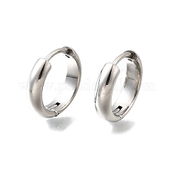 Серьги-кольца из нержавеющей стали 304&nbsp;LS-EJEW-Z123-01B-P