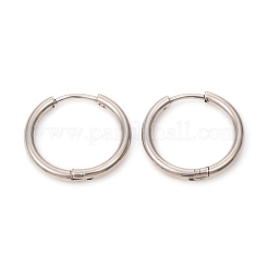 Серьги-кольца Huggie Hoop из нержавеющей стали 201&nbsp;LS-EJEW-L250-01J-P