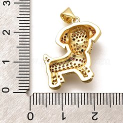 Реечное покрытие латунь микропаве кубический цирконий эмаль подвески&nbsp;KK-L226-032G-03