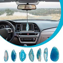 8 шт. большие подвески из натурального агата&nbsp;G-BC0001-46B