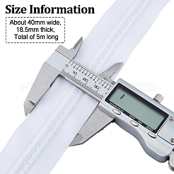Смола с полиэфирной молнией&nbsp;DIY-WH0419-87A