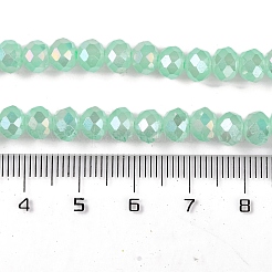 Запекание гальванических нитей стеклянных бусин&nbsp;LS-DGLA-A039-J6MM-B07