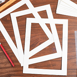 Прямоугольные картонные бумажные рамки для фотографий&nbsp;DIY-WH20062-28B