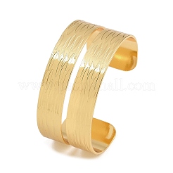 Браслеты-манжеты из нержавеющей стали 304 для женщин&nbsp;BJEW-P363-11G