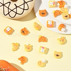 Кабошоны из смолы 20шт 2 цветов&nbsp;RESI-YW0005-37