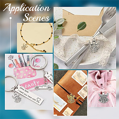 40шт 2 стиля подвески из сплава в тибетском стиле&nbsp;TIBEP-FP0001-05