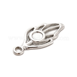 Подвеска-кабошон из не тускнеющей нержавеющей стали 304&nbsp;STAS-F282-13MC