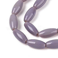 Непрозрачное стекло бисер нитей&nbsp;GLAA-T028-15P-01