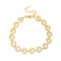 Браслеты из латунной цепочки для женщин&nbsp;BJEW-C140-09G