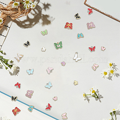 120шт 6 стиля подвески из сплава с эмалью&nbsp;ENAM-SC0007-03B