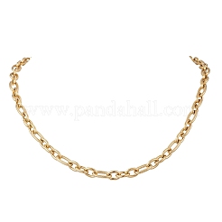 Цепочка Фигаро из нержавеющей стали 304&nbsp;NJEW-JN05706