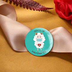 Брошь из белой жести&nbsp;JEWB-WH0012-036