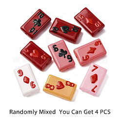 4 шт. окрашенные стеклянные бусины&nbsp;LAMP-TA0001-97