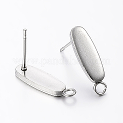 Фурнитура для сережек-гвоздиков из нержавеющей стали марки 304&nbsp;LS-X-STAS-I071-19P