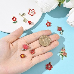 10шт 10 стиля подвески из сплава с эмалью&nbsp;ENAM-YW0006-83