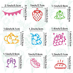 Трафареты для резки металла из нержавеющей стали&nbsp;DIY-WH0289-082