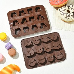 2шт силиконовые Молды для самостоятельной работы в виде совы&nbsp;DIY-CJ0002-78