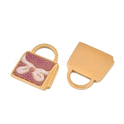 Подвески из нержавеющей стали 304 с эмалью&nbsp;STAS-A136-01G-05