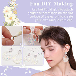 Фурнитура для сережек из нержавеющей стали 304&nbsp;STAS-UN0059-20C