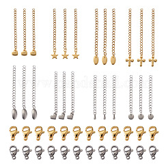 Наборы для самостоятельного поиска украшений из нержавеющей стали 304&nbsp;DIY-CD0001-09