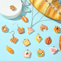 15шт 15 стиля непрозрачные подвески из смолы&nbsp;FIND-YW0005-78