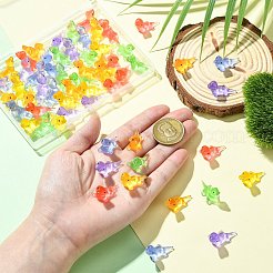 60шт. Фигурки ящериц из светящейся смолы двух цветов&nbsp;DJEW-CJ0001-16