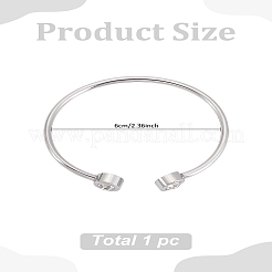 1шт браслет из нержавеющей стали&nbsp;BJEW-LP0001-43