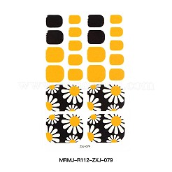 Блестящая пудра для ногтей на ногтях с полным покрытием наклейки&nbsp;LS-MRMJ-R112-ZXJ-079